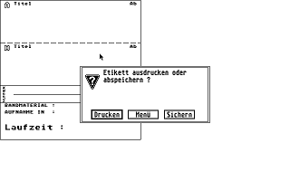 Label Expert atari screenshot